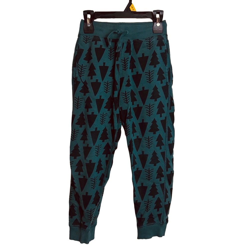 Hanna Andersson Tree Print Winter Jogger Pants Size 120 6-7 years